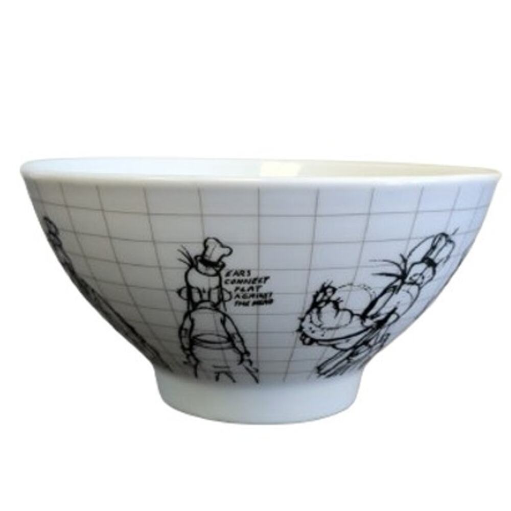 Disney Sketchbook Goofy Bowl-White/Black-NNT-M26